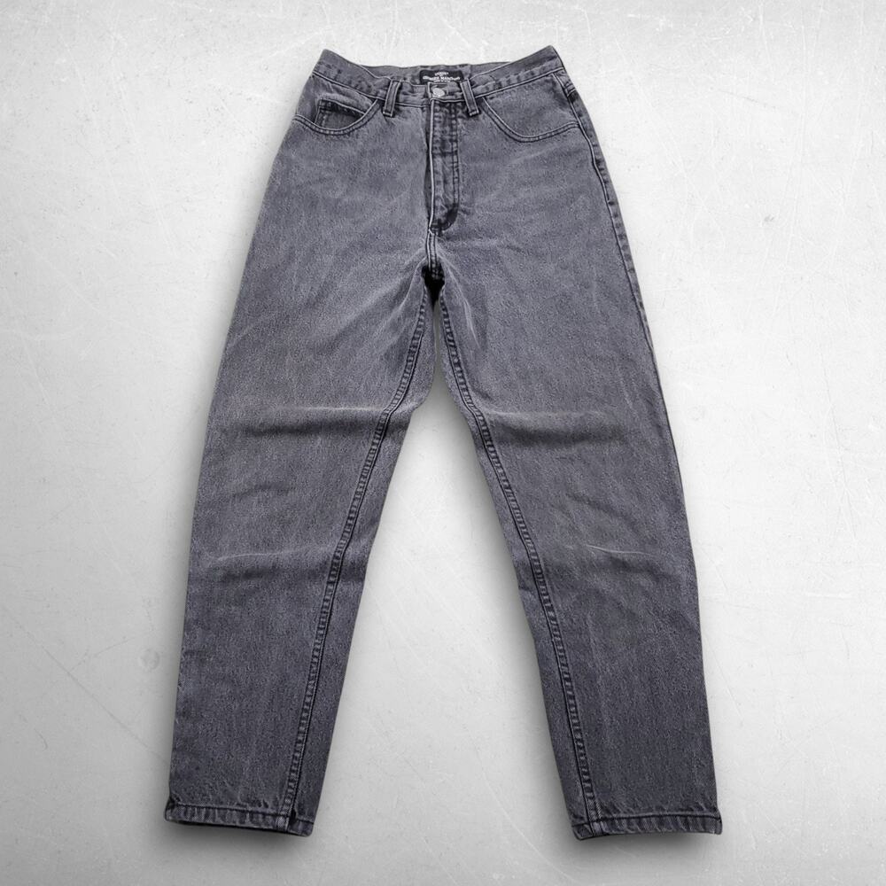 VTG Guess Georges Marciano Tapered Jeans Women 30 Gray‎ USA 90s Y2K